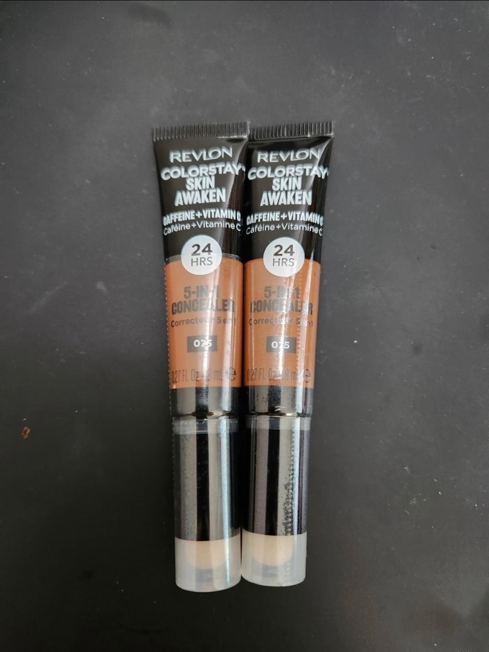 Revlon Colorstay Skin Awaken 5 in 1 Concealer 075 Hazelnut Lot of 2 SEALED